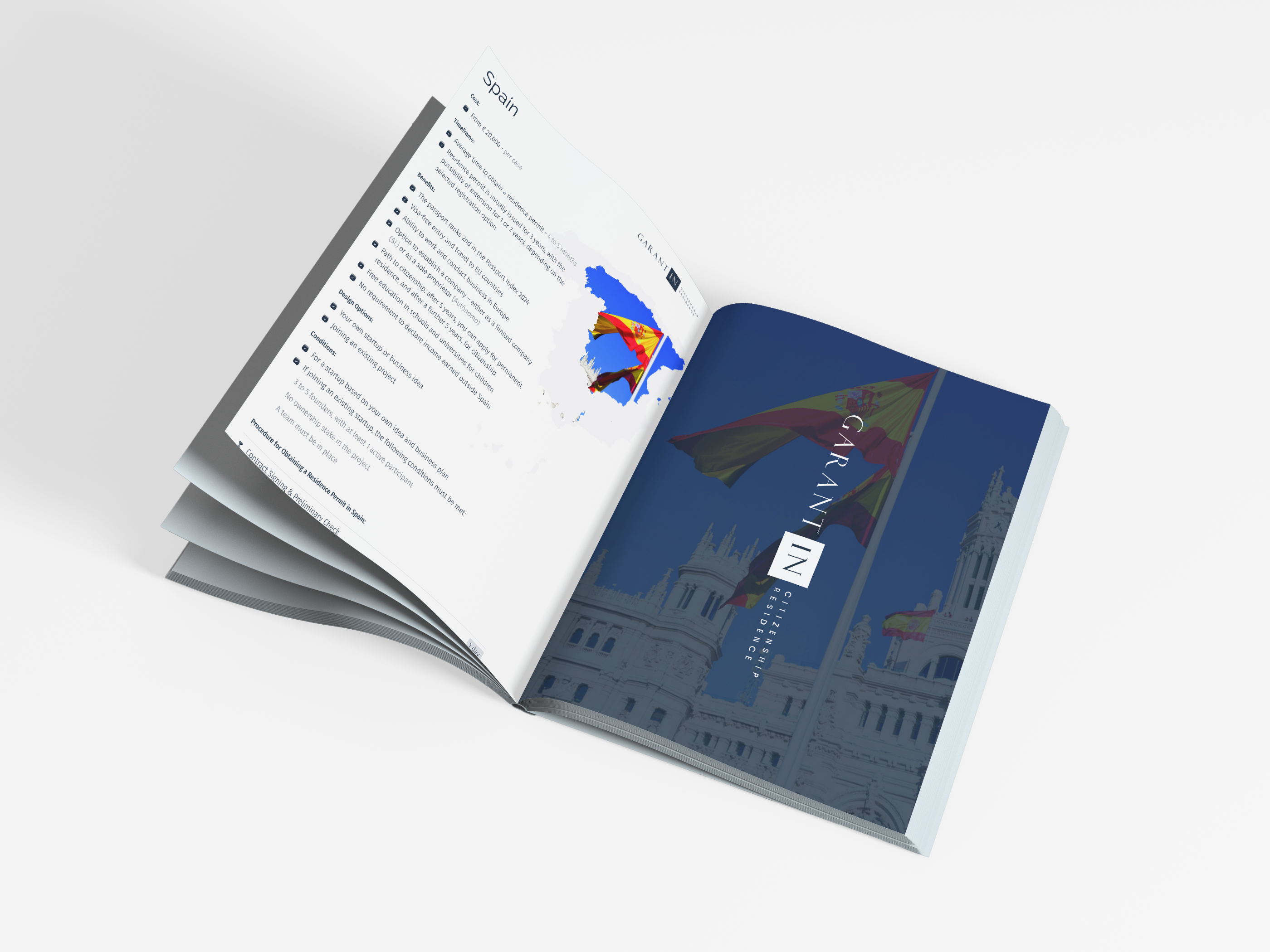 $Руководство по получению ВНЖ Испании on table