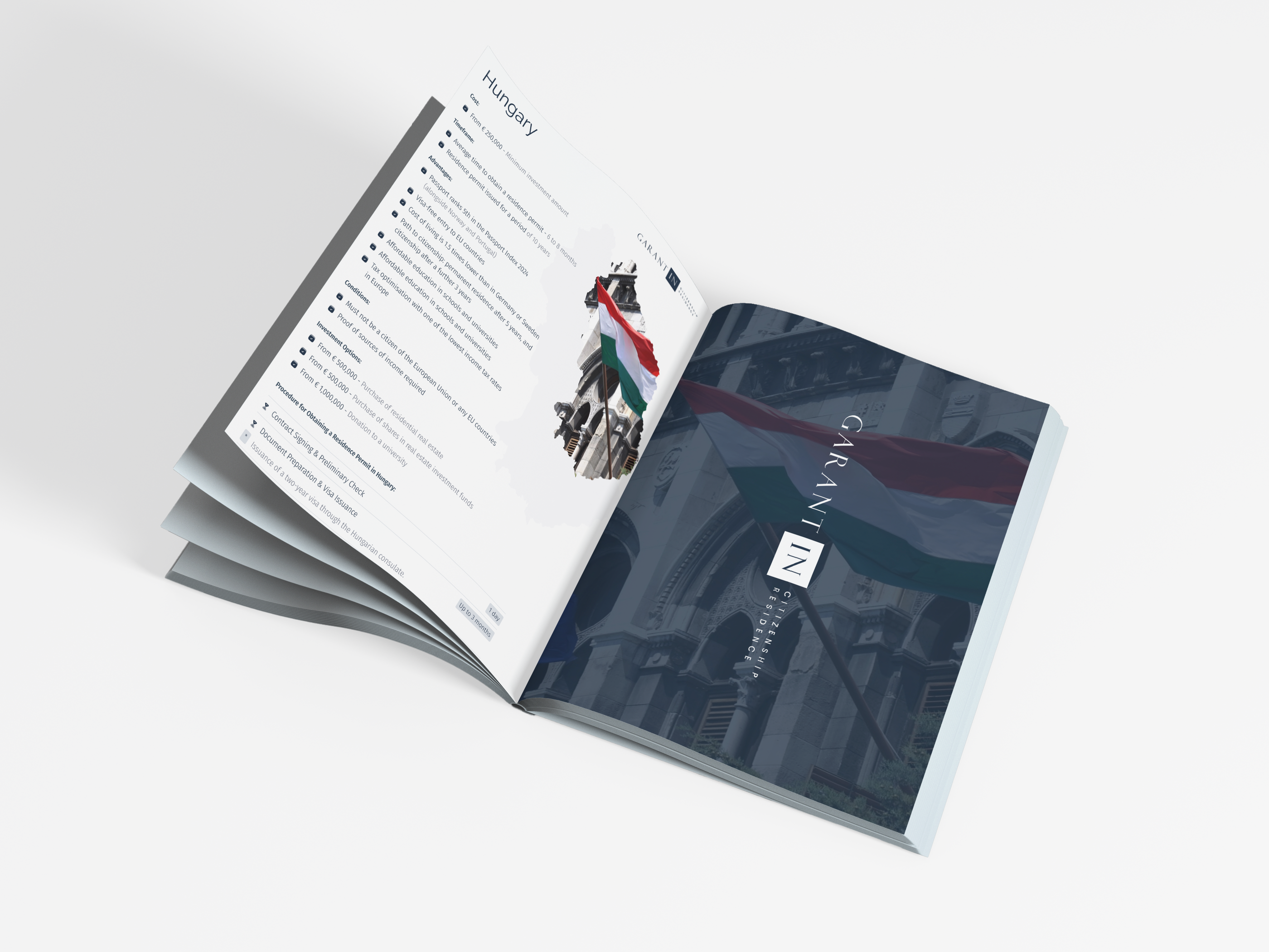 $Guide to obtaining a Hungarian Residence Permit on table